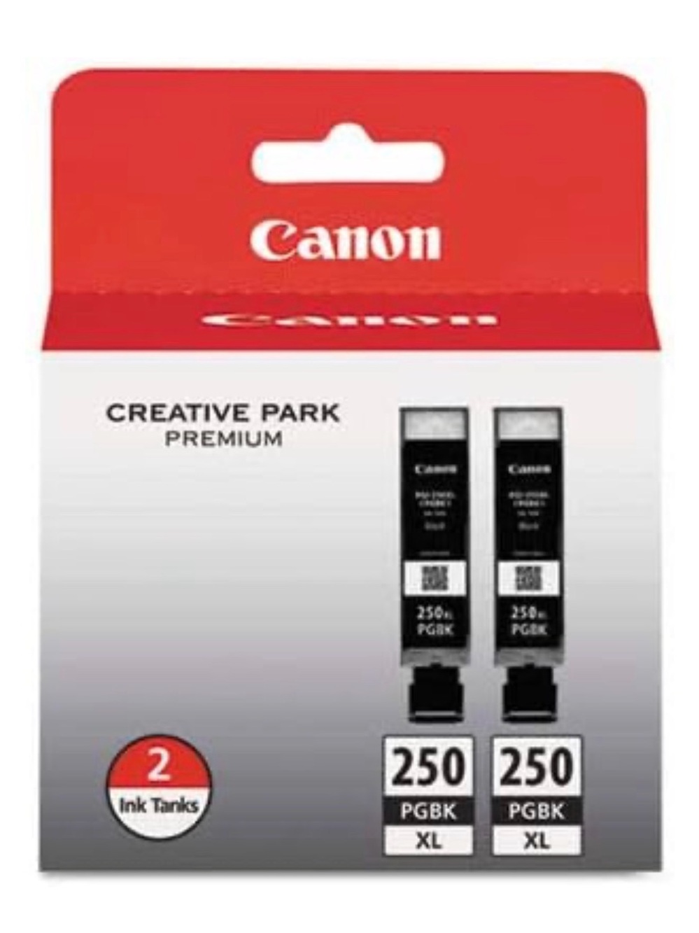 Canon PGI250XL2PK PGI-250 XL Pigment Black Ink Tank